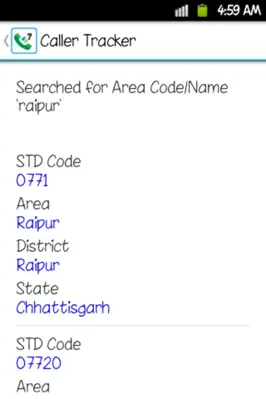 Caller Tracker android App screenshot 0