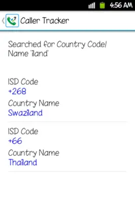 Caller Tracker android App screenshot 1